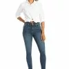 Ariat Hochwertige Skinny-Jeans Mit Hohem Bund, Blau