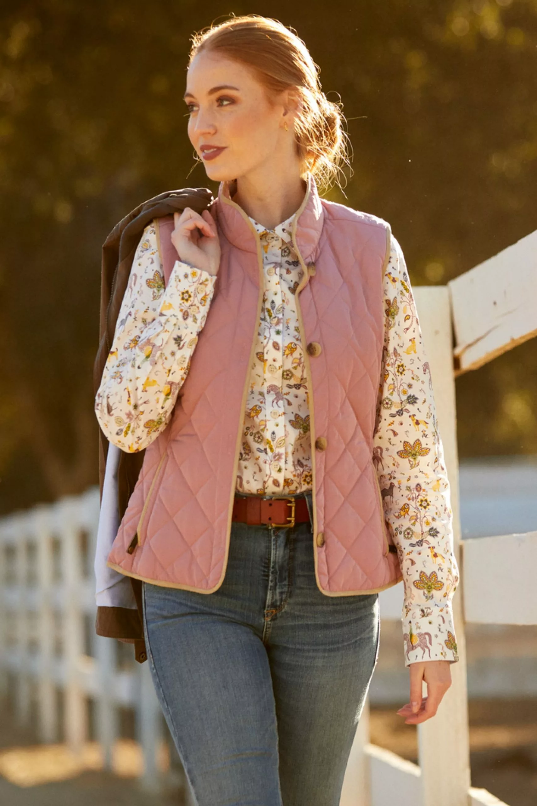 Ariat Woodside 2.0 Weste, Pink 1 Ariat Woodside 2.0 Weste, Pink