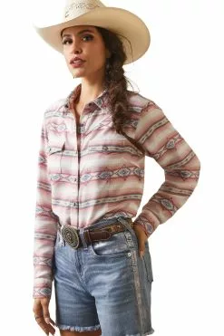 Ariat Real Hemd Mit Klassischem Schnitt, Pink -Ariat Popular Store 176203s3