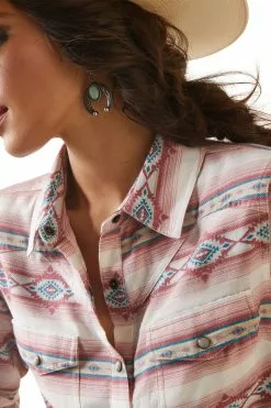 Ariat Real Hemd Mit Klassischem Schnitt, Pink -Ariat Popular Store 176203s4