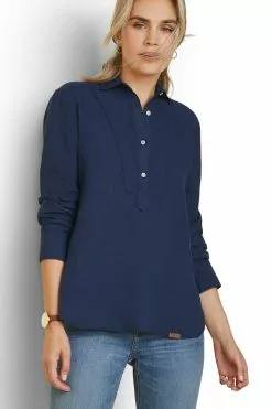 Ariat Cazadero Bluse, Blau