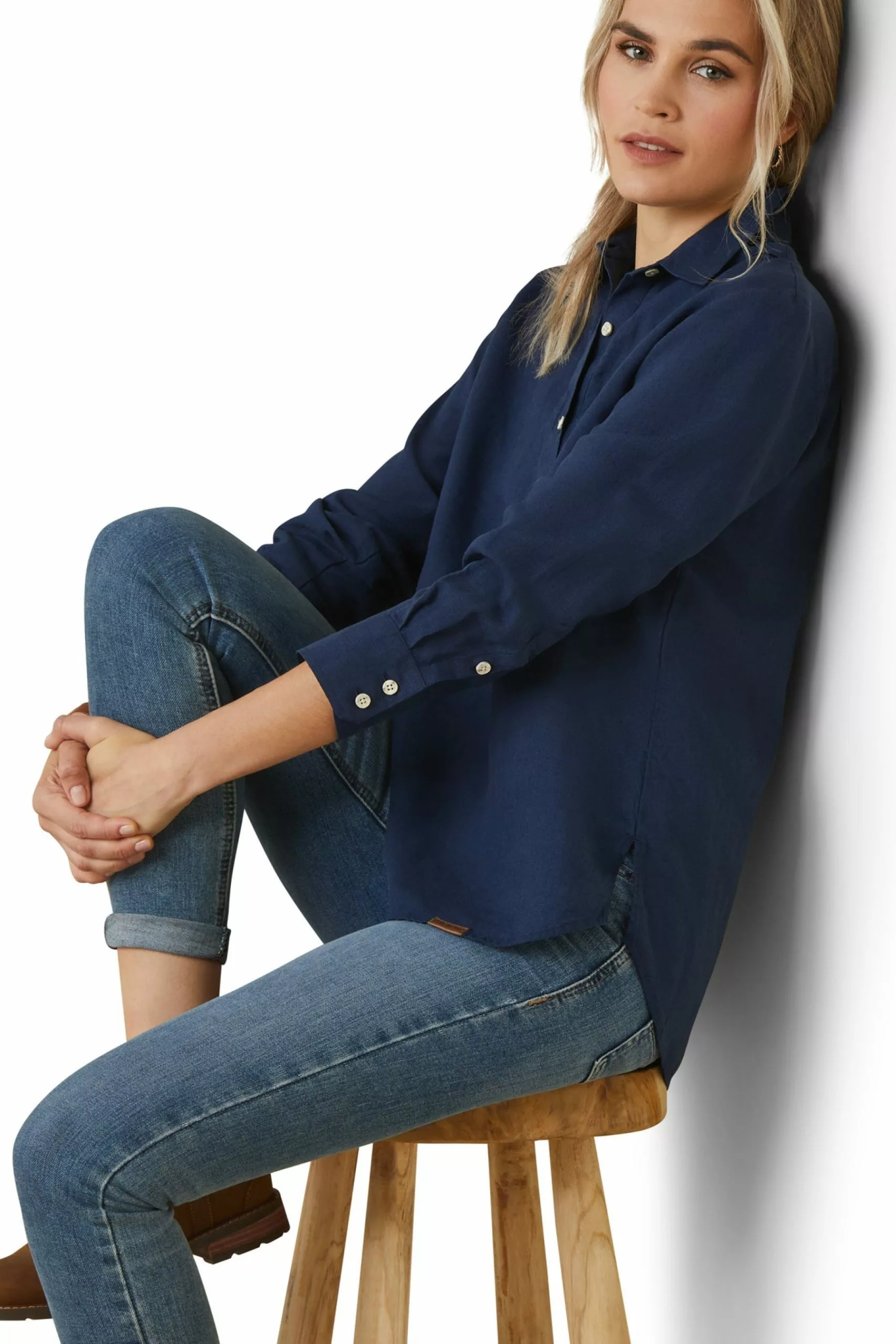 Ariat Cazadero Bluse, Blau 4 Ariat Cazadero Bluse, Blau – Bild 4