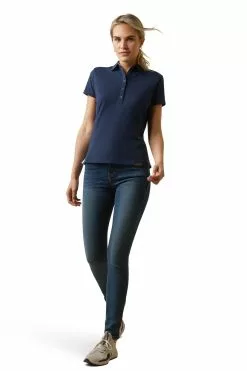 Ariat Popular Store 29 Ariat Cloverdale Polo-Shirt, Blau
