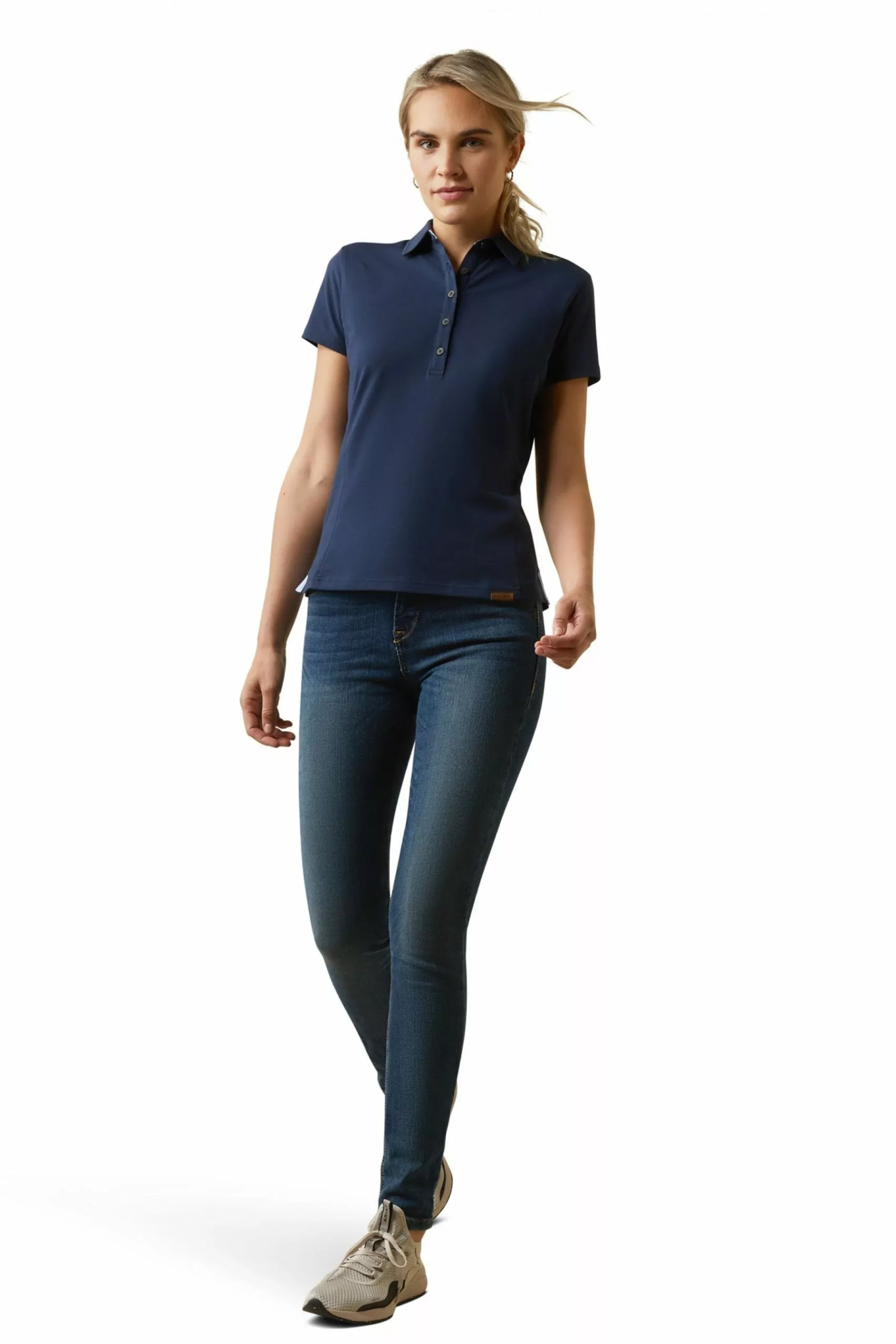 Ariat Cloverdale Polo-Shirt, Blau 1 Ariat Cloverdale Polo-Shirt, Blau