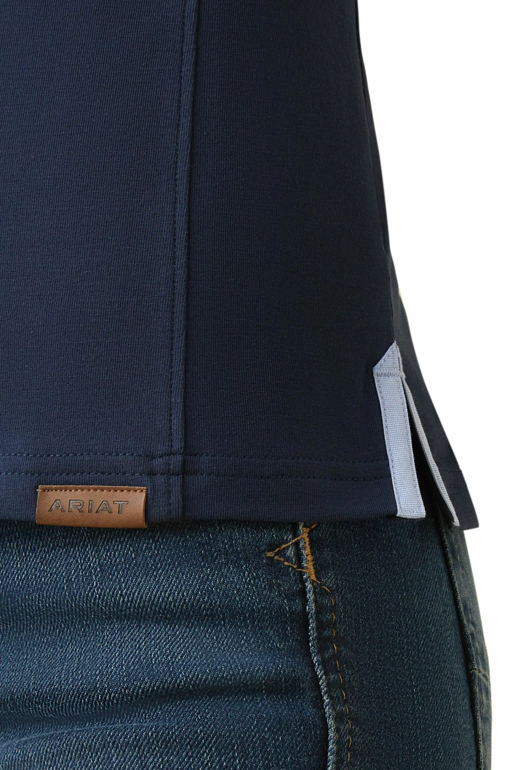 Ariat Cloverdale Polo-Shirt, Blau 4 Ariat Cloverdale Polo-Shirt, Blau – Bild 4