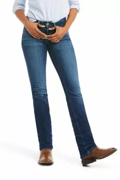 Ariat R.E.A.L Perfect Rise Abby Jeans In Straight Fit, Blau -Ariat Popular Store 429930s3