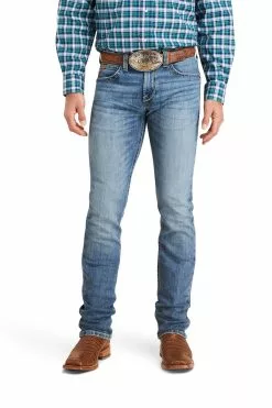 Ariat M7 Stowell Jeans In Straight/Slim Fit, Blau
