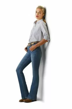 Ariat Venttek Stretch-Hemd, Blau