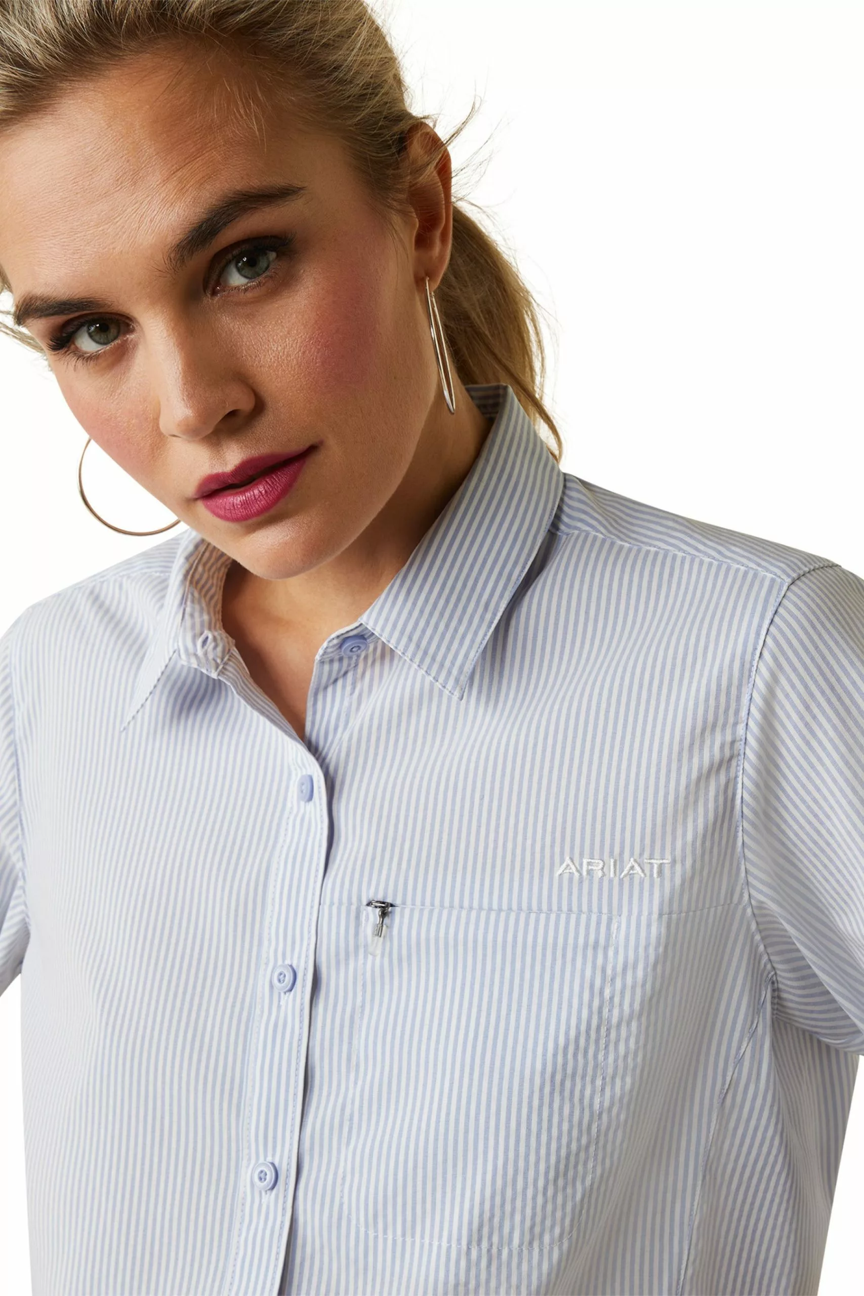 Ariat Venttek Stretch-Hemd, Blau 4 Ariat Venttek Stretch-Hemd, Blau – Bild 4