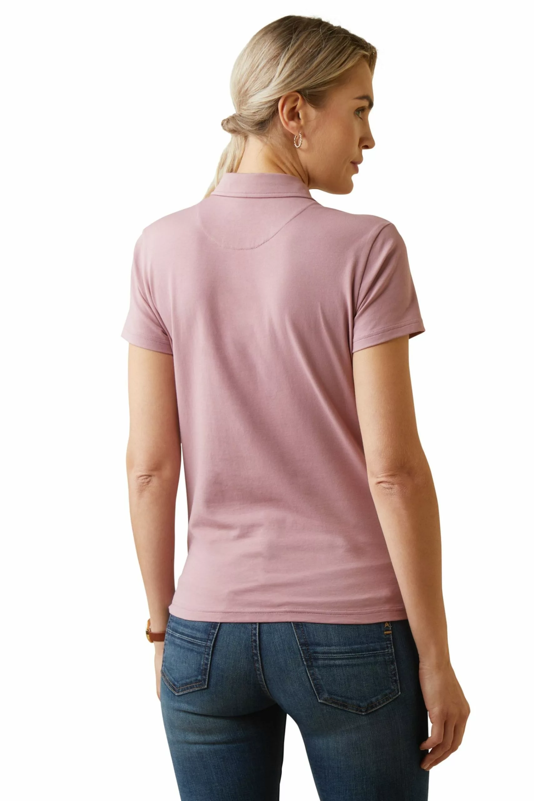 Ariat Cloverdale Polo-Shirt, Pink 2 Ariat Cloverdale Polo-Shirt, Pink – Bild 2
