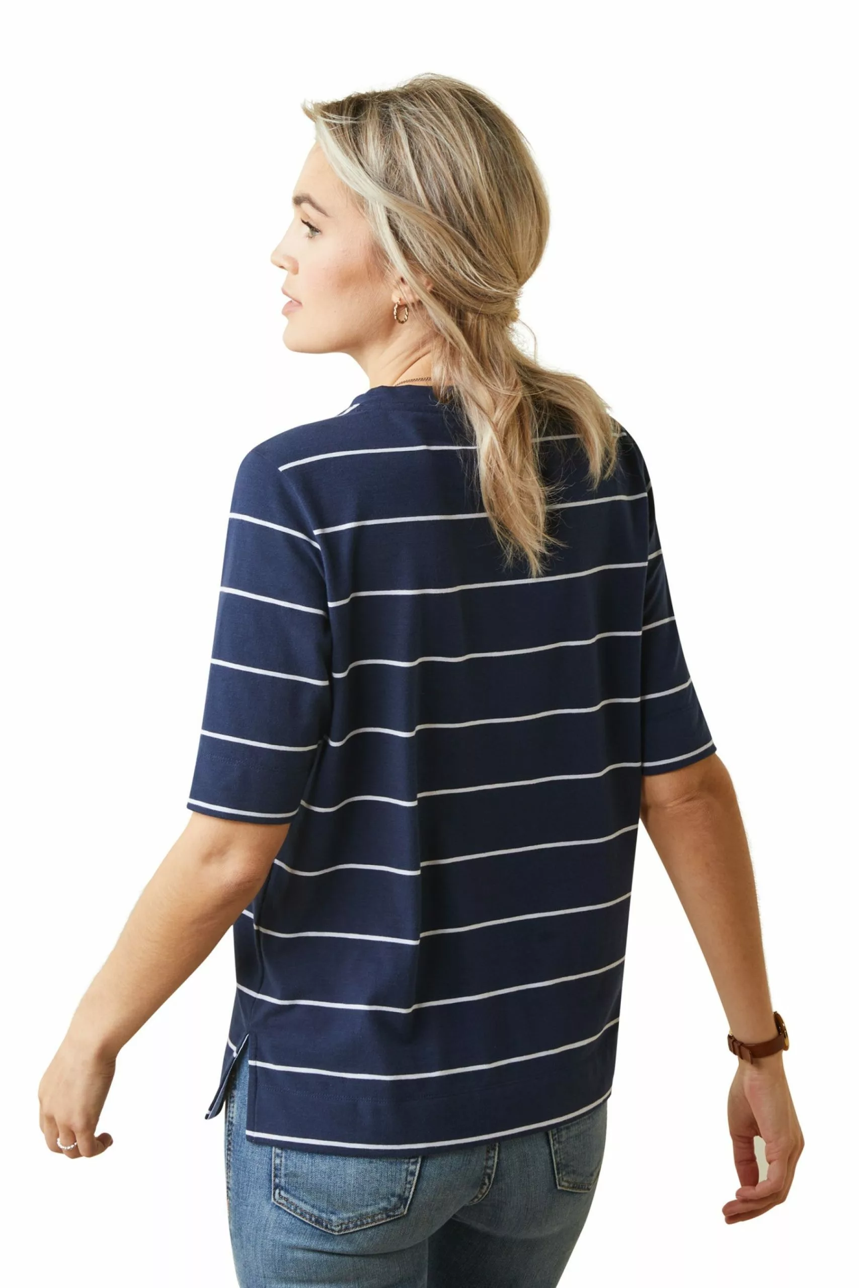 Ariat Windsor T-Shirt, Blau 2 Ariat Windsor T-Shirt, Blau – Bild 2