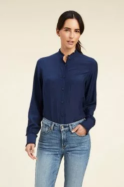 Ariat Clarion Bluse, Blau