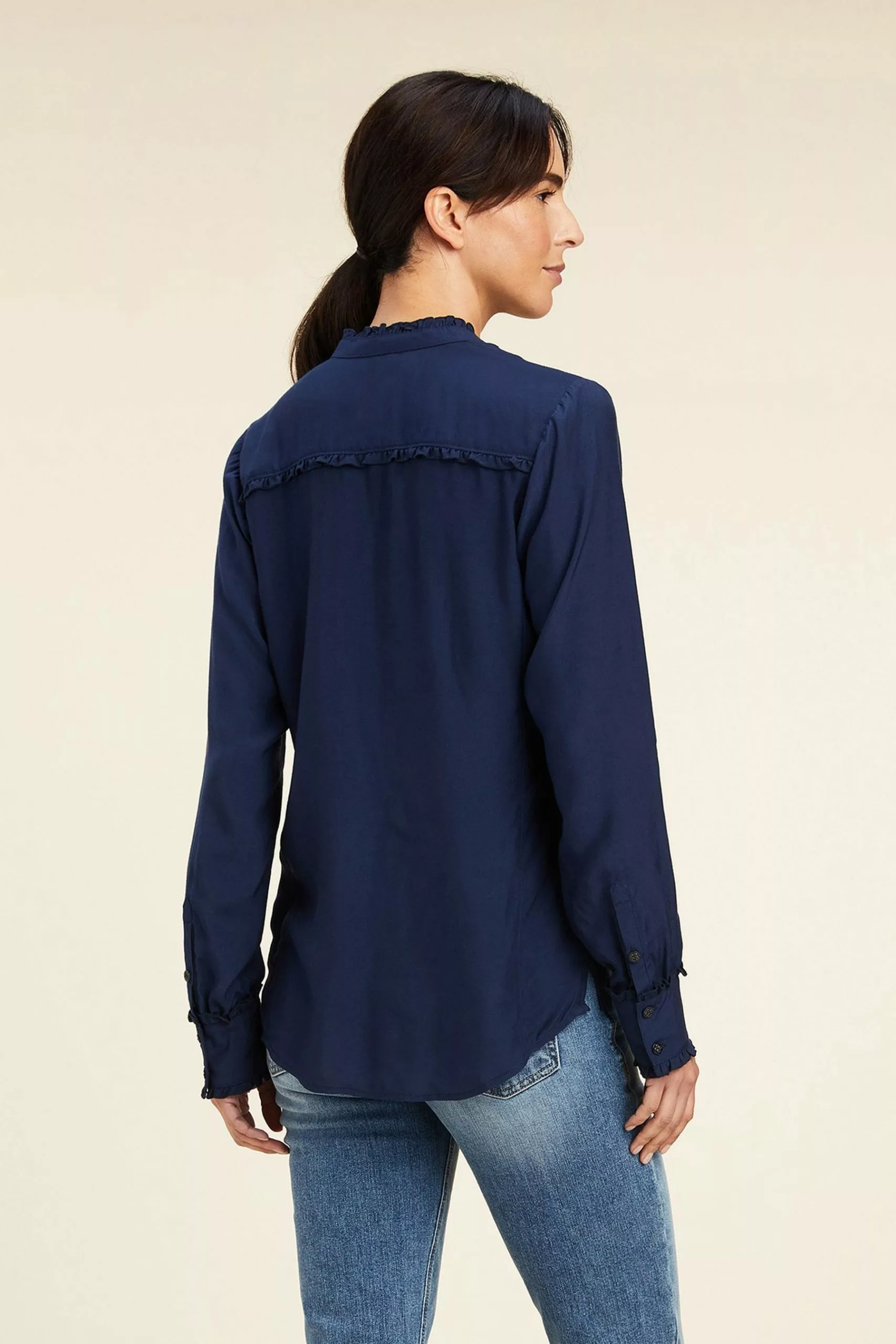 Ariat Clarion Bluse, Blau 2 Ariat Clarion Bluse, Blau – Bild 2