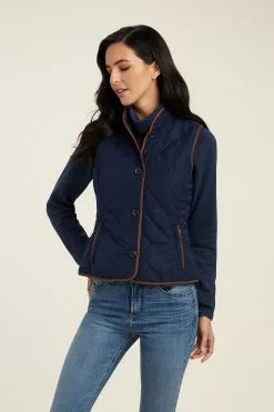 Ariat Woodside Weste, Blau