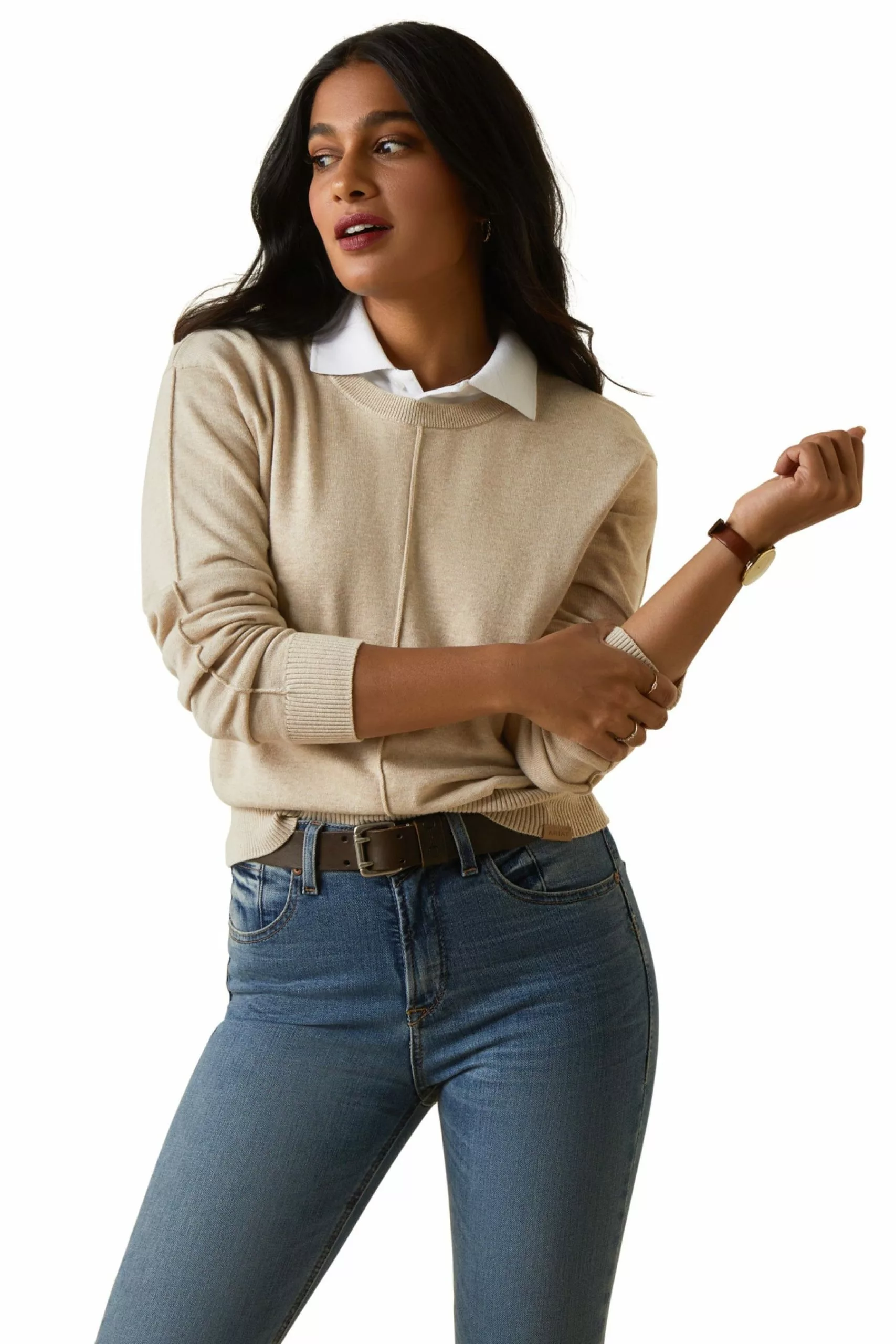 Ariat Peninsula Pullover, Braun 1 Ariat Peninsula Pullover, Braun