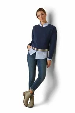 Ariat Pacifica Sweatshirt, Blau -Ariat Popular Store D60638s3