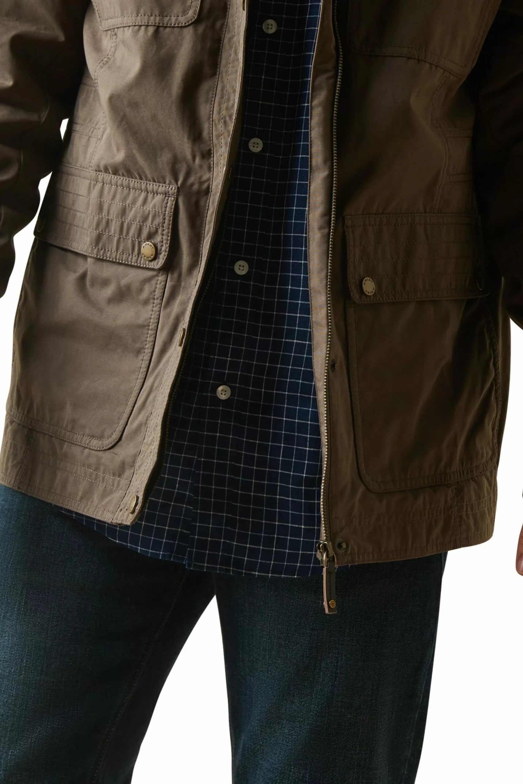 Ariat Calumet Feldjacke, Braun 3 Ariat Calumet Feldjacke, Braun – Bild 3