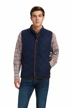 Ariat Woodside Weste, Blau