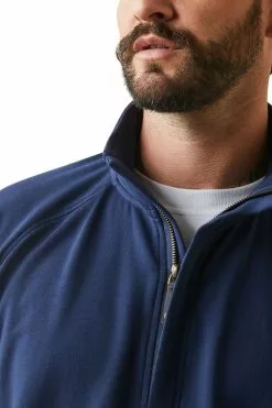 Ariat Portola Sweatshirt Mit 1/2-Reißverschluss, Blau -Ariat Popular Store D61211s5