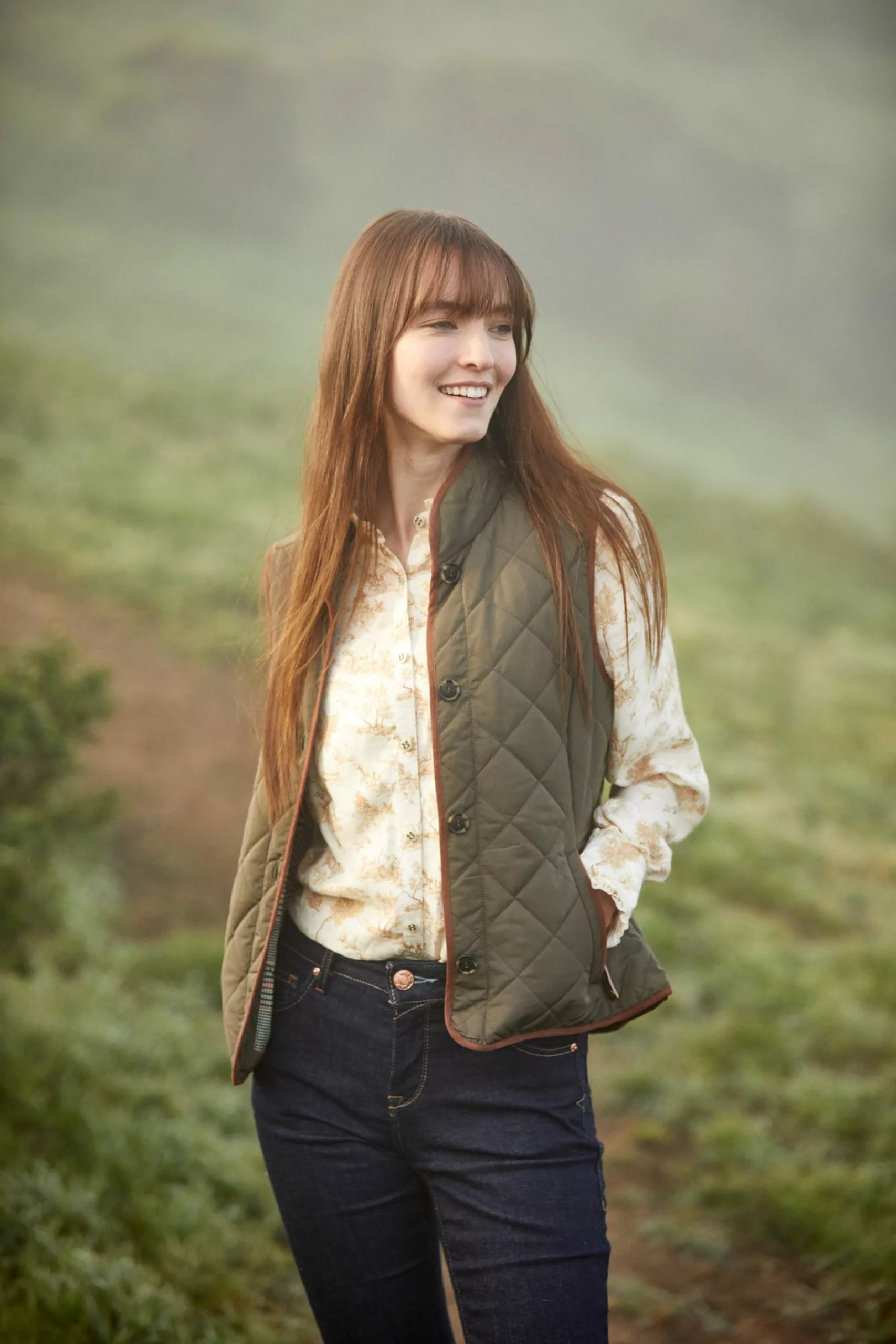 Ariat Woodside Weste, Grün 2 Ariat Woodside Weste, Grün – Bild 2