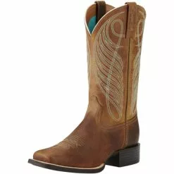 Ariat Western Round Up Wst B Powder Brown 40