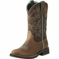 Ariat Westernstiefel Delilah Round Toe Distressed Brown 38