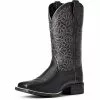 Ariat Westernstiefel Round Up Remuda Damen Black Deertan 36