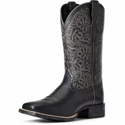 Ariat Westernstiefel Round Up Remuda Damen Black Deertan 40